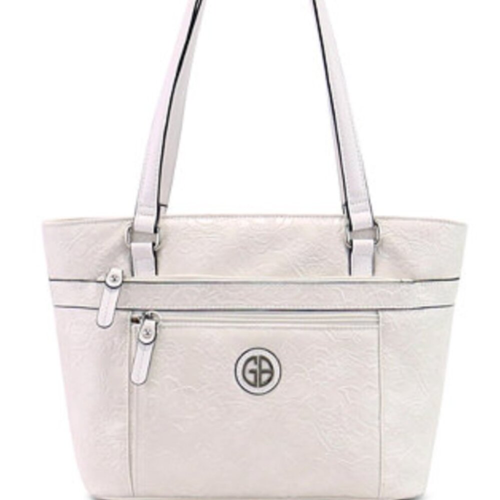 Giani Bernini Faux Leather Tooling Tote
